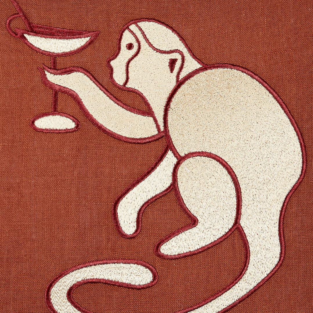 COUSSIN NUAGE - LIN ROOIBOS - SINGES